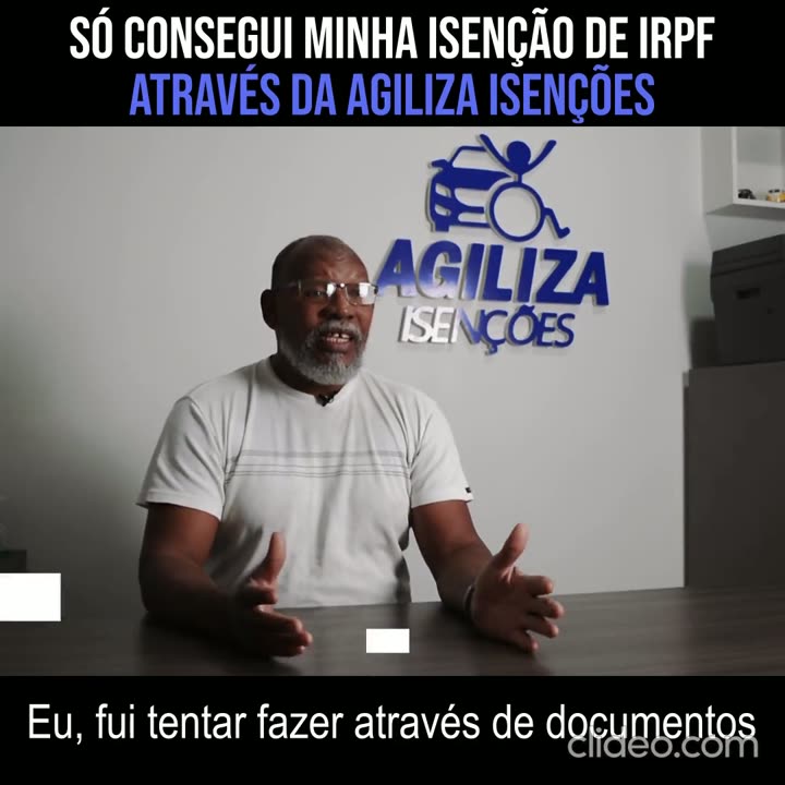 Depoimento Sr. Maurício — Isenção de IRPF